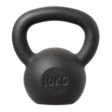 HMS Fitness Kugelhantel Kettlebell KZG10 schwarz 10kg - 1 Stück -