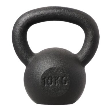 HMS Fitness Kugelhantel Kettlebell KZG10 schwarz 10kg - 1 Stück -