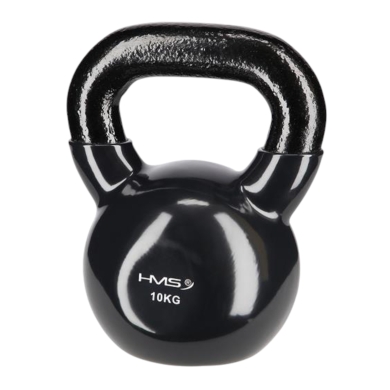 HMS Fitness Kugelhantel Kettlebell KNV10 schwarz 10,0kg - 1 Stück -