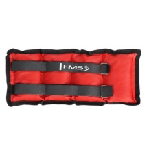 HMS Gewichtsmanschetten OB03 (für Knöchel und Handgelenk) - 1 Set 2x1,5kg - rot