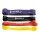 HMS Premium Widerstandsband GU05 Set (violett, schwarz, rot, gelb) - 4 Stück