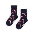 Happy Socks Tagessocke Kids Candy Cane (Zuckerstange) navyblau Kinder - 1 Paar