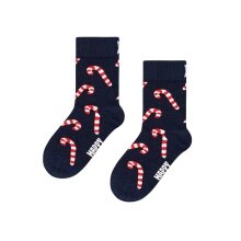 Happy Socks Tagessocke Kids Candy Cane (Zuckerstange) navyblau Kinder - 1 Paar