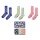 Happy Socks Tagessocke Crew Quietscheente Rubber Duck Geschenkbox - 3er