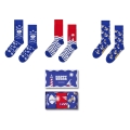 Happy Socks Tagessocke Crew Smooth Sailing blau Geschenkbox - 3er