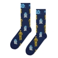 Happy Socks Tagessocke Crew Star Wars R2-D2 & C-3PO navyblau - 1 Paar