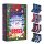 Happy Socks Tagessocke Crew Weihnachtsspecial #5 - Adventskalender 2025 mit 24 Paar - navyblau