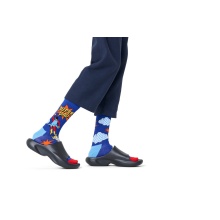 Happy Socks Tagessocke Crew Flying Super Dad blau - 1 Paar