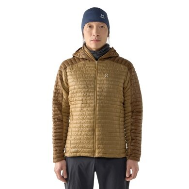 Haglöfs Isolationsjacke L.I.M Mimic II Hood (superleichtes, reißfestes Pertex Quantum) braun Herren
