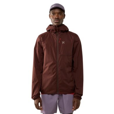 Haglöfs Isolationsjacke L.I.M Mimic Barrier Hood weinrot Herren