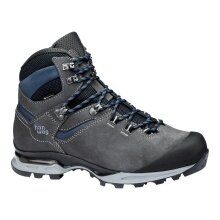 Hanwag Wanderschuhe Tatra Light Bunion GTX (Velourleder, wasserdicht, Trekking, Hallux Valgus Variante) asphaltgrau/blau Herren