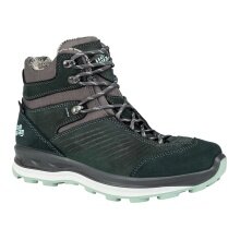 Hanwag Winter-Wanderschuhe Bluerstrait Mid ES (Nubuk- und Veloursleder, wasserdicht) petrol/mintgrün Damen