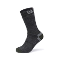 Hanwag Wandersocke Thermo Sock (warm, Wolle) asphaltgrau/dunkelgrün - 1 Paar