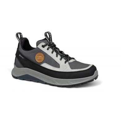 Hanwag Wanderschuhe Rotpunkt Light Low GTX (Veloursleder/Synthetik, wasserdicht) grau/anthrazit Damen