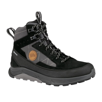 Hanwag Wanderschuhe Rotpunkt Light MID GTX (Veloursleder/Synthetik, wasserdicht) schwarz/anthrazitgrau Damen