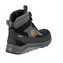Hanwag Wanderschuhe Rotpunkt Light MID GTX (Veloursleder/Textil, wasserdicht) schwarz/anthrazitgrau Herren