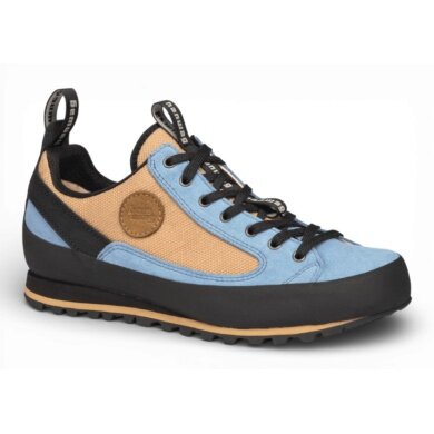 Hanwag Wander-Travelschuhe Rotpunkt Low LL (Veloursleder/Synthetik) blau/beige/schwarz Herren