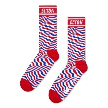 Happy Socks Tagessocke Crew Elton John Striped rot - 1 Paar