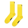 Happy Socks Tagessocke Crew Solid gelb - 1 Paar