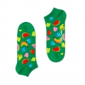Happy Socks Tagessocke Sneaker Fruit (Früchte) grün - 1 Paar