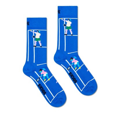 Happy Socks Tagessocke Crew Tennis Gift Set mehrfarbig blau <b>Geschenkbox </b> - 3 Paar