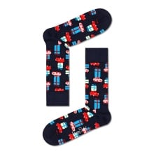 Happy Socks Tagessocke Crew Weihnachtsspecial #2 - Adventskalender mit 24 Paar - blau