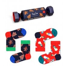 Happy Socks Tagessocke Kids Holiday Geschenkbox Kinder - 2 Paar