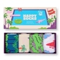 Happy Socks Tagessocke Crew Pool Party Gift Sest bunt <b>Geschenkbox </b> - 4 Paar