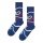 Happy Socks Tagessocke Crew Rope (Seil) navyblau - 1 Paar