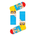 Happy Socks Tagessocke Crew Beatles Yellow Submarine blau/gelb - 1 Paar