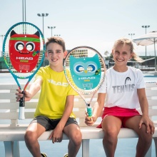 Head Kinder-Tennisschläger Coco 21in/180g (4-7 Jahre) hellorange besaitet -