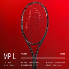 Head Tennisschläger Prestige MP L (Light) #21 99in/300g/Turnier - unbesaitet -