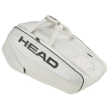 Head Tennis-Racketbag Pro X Racquet Bag XL (Schlägertasche, 2 Hauptfächer) 2023 corduroy weiss 12er