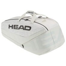 Head Tennis-Racketbag Pro X Racquet Bag L (Schlägertasche, 2 Hauptfächer) corduroyweiss 9er