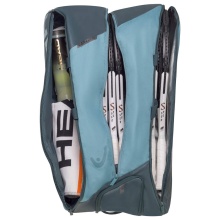 Head Tennis-Racketbag Tour Racquet Bag XL (Schlägertasche, 3 Hauptfächer) cyanblau 12er