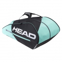 Head Racketbag (Schlägertasche) Tour Team <b>12R</b> 2022 schwarz/mint - 3 Hauptfächer