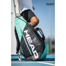 Head Tennis-Racketbag Tour Team (Schlägertasche, 2 Hauptfächer) schwarz/mint <b>6R</b>