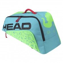Head Tennis-Racketbag Combi Novak Kinder/Junior (Schlägertasche) blau/grün