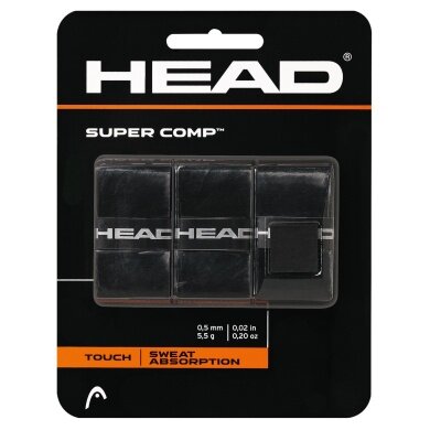 Head Overgrip Super Comp 0.5mm schwarz 3er