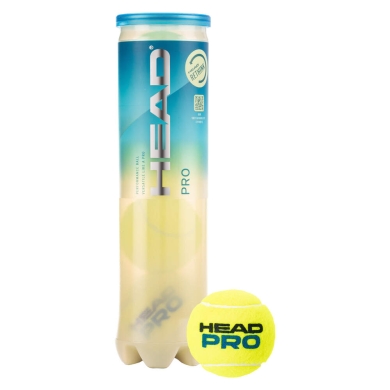 Head Tennisbälle Pro (mit Smart Optik Filz) Dose 4er