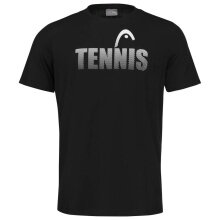 Head Tennis-Tshirt Club Colin 2023 (Mischgewebe) schwarz/weiss Herren