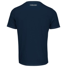 Head Tennis-Tshirt Club Carl 2023 (Mischgewebe) dunkelblau Herren