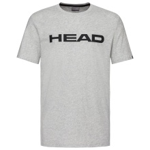 Head Tennis-Tshirt Club Ivan (Mischgewebe) hellgrau/schwarz Herren