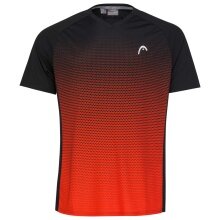 Head Tennis-Tshirt Topspin schwarz/orange Herren