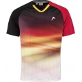 Head Tennis-Tshirt DTB Striker schwarz/rot Herren