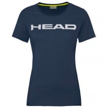 Head Tennis-Shirt Club Lucy (Polyester/Baumwolle) dunkelblau/weiss Damen
