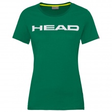 Head Tennis-Shirt Club Lucy (Polyester/Baumwolle) grün/weiss Damen