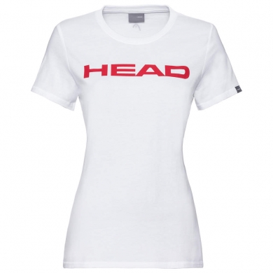 Head Tennis-Shirt Club Lucy (Mischgewebe) weiss/rot Damen