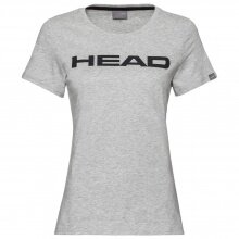 Head Tennis-Shirt Club Lucy (Mischgewebe) grau melange/schwarz Damen