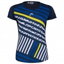 Head Tennis-Shirt Sammy Graphic Print dunkelblau Damen